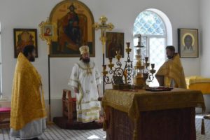 Божественная литургия в Покровском женском монастыре г. Балашова