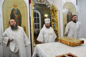 Всенощное бдение в кафедральном соборе Архангела Михаила г. Балашова