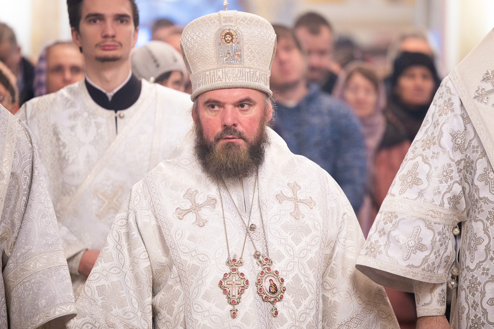 Божественная литургия в Свято-Троицком кафедральном соборе г. Саратова