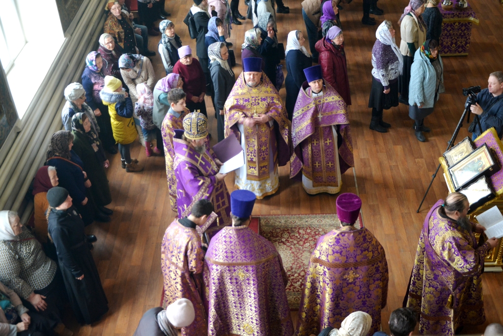 В кафедральном соборе совершен чин Торжества Православия