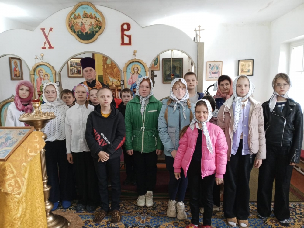 Дети посетили храм ст. Паницкая