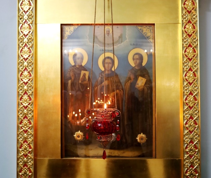 В Покровском монастыре молитвенно почтили память преподобномучеников Евфимия, Игнатия и Акакия Афонских