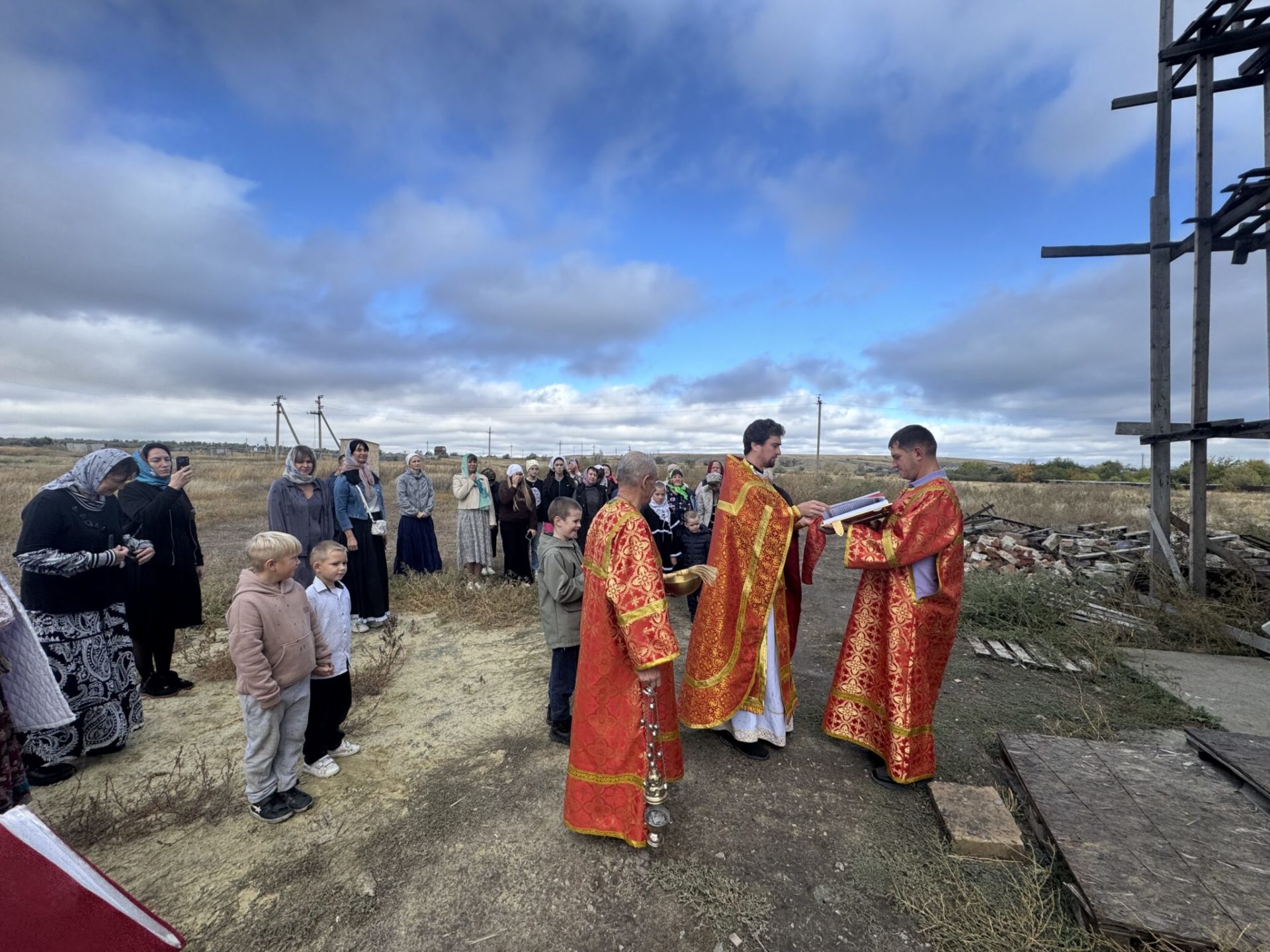Престольный праздник храма села Ахмат