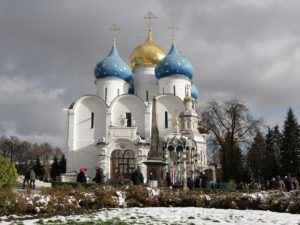 Всенощное бдение в Успенском соборе Свято-Троицкой Сергиевой лавры
