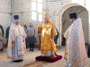 Божественная литургия в Покровском храме с. Большой Мелик