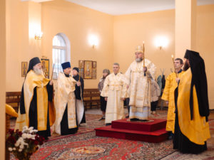 Всенощное бдение в храме в честь апостола и евангелиста Иоанна Богослова г. Балашова